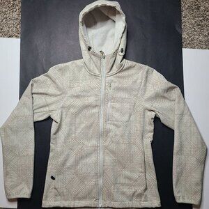 Nike‎ ACG Tan Women's Therma Fleece Lined Full Zip Hooded Jacket # 104141 Size S